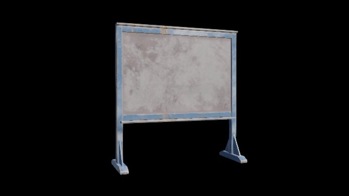 UE项目资源_模型资源_黑板018