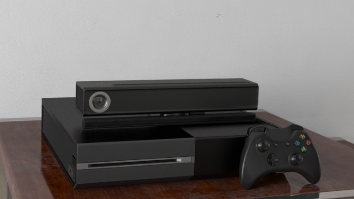 渲染模型_XBOX游戏机001