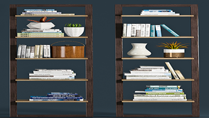 渲染模型_书架027