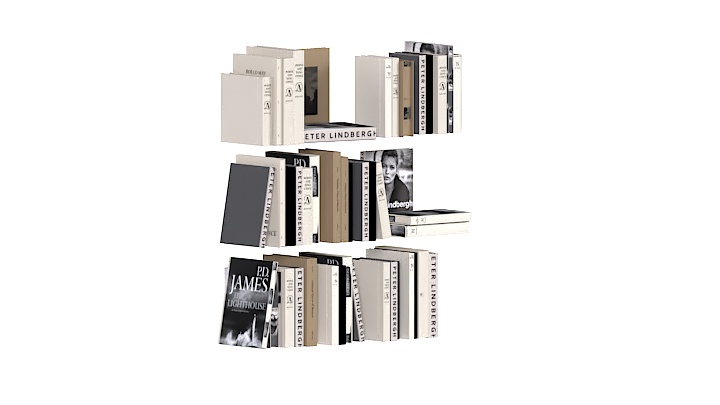 渲染模型_书架032