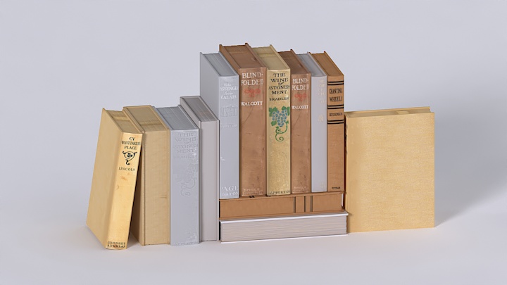 渲染模型_书籍006