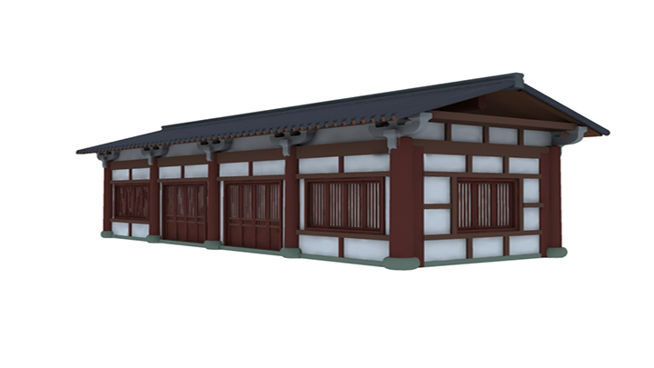 渲染模型_书院002