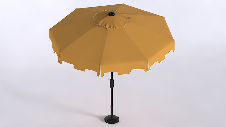 渲染模型_伞座001