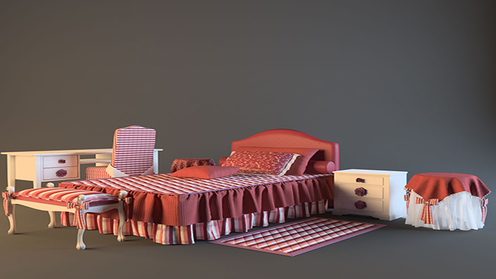 渲染模型_儿童家具004