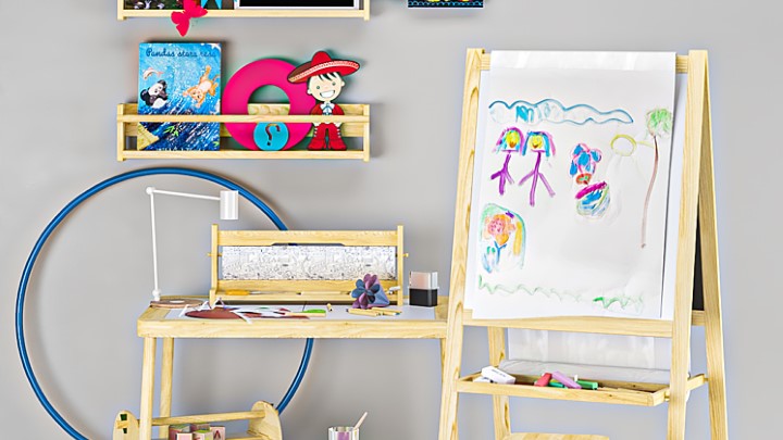 渲染模型_儿童房006