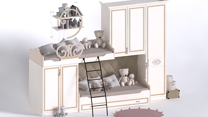 渲染模型_儿童房009