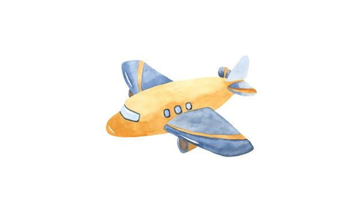 渲染模型_儿童飞机玩具001