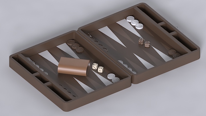 渲染模型_军棋001