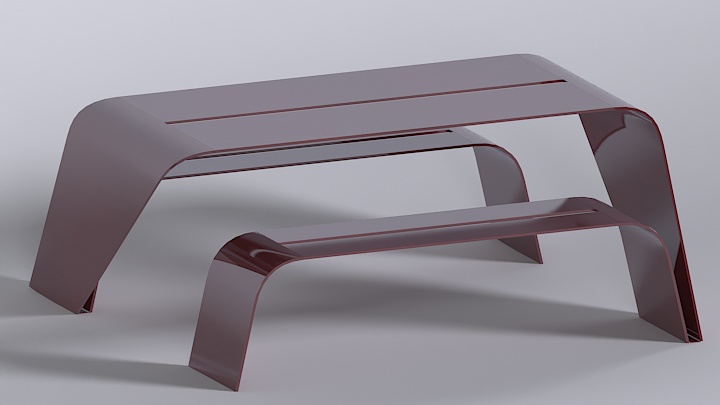 渲染模型_凳子208