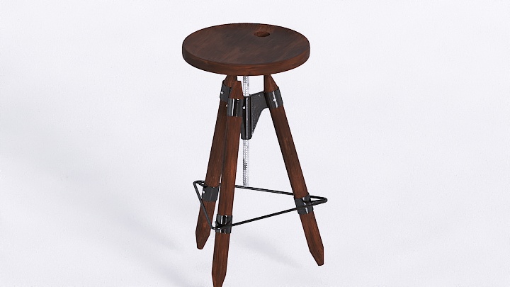 渲染模型_凳子300