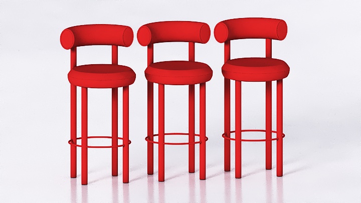 渲染模型_凳子376