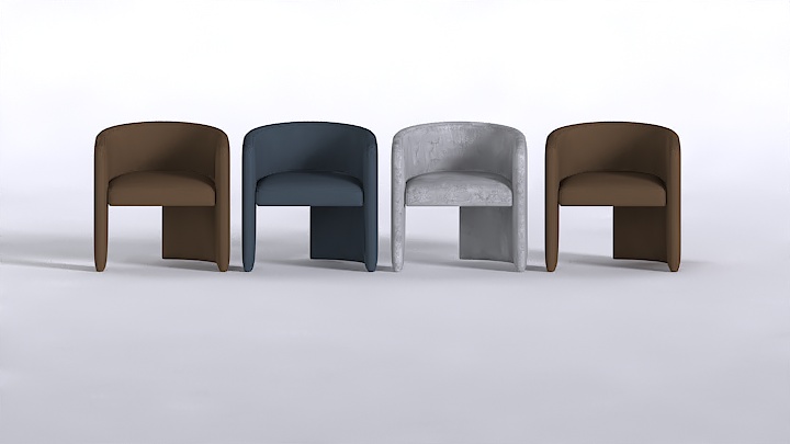 渲染模型_凳子380