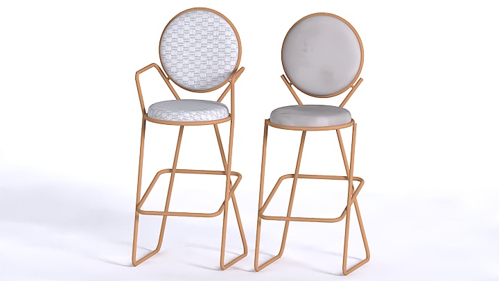 渲染模型_凳子386