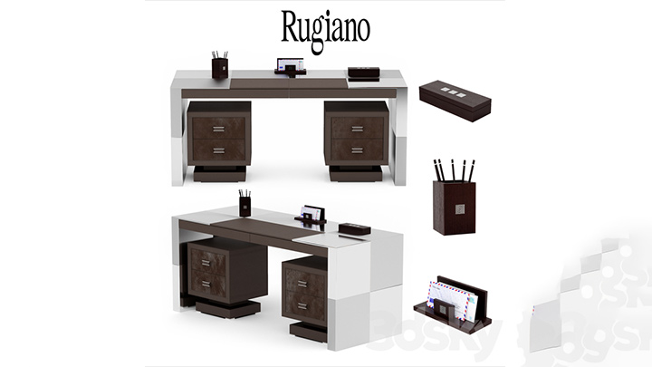 渲染模型_办公桌010