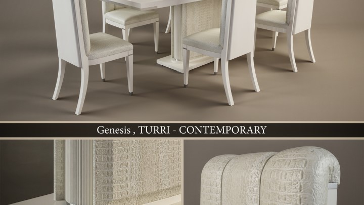 渲染模型_卓椅013