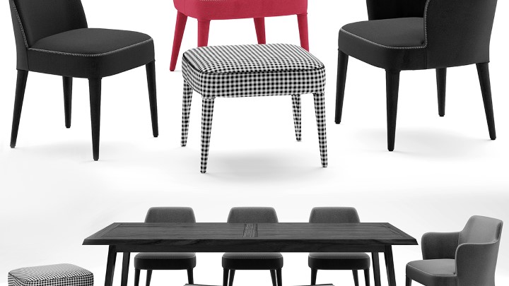 渲染模型_卓椅015