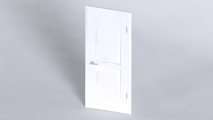 渲染模型_卧室门003