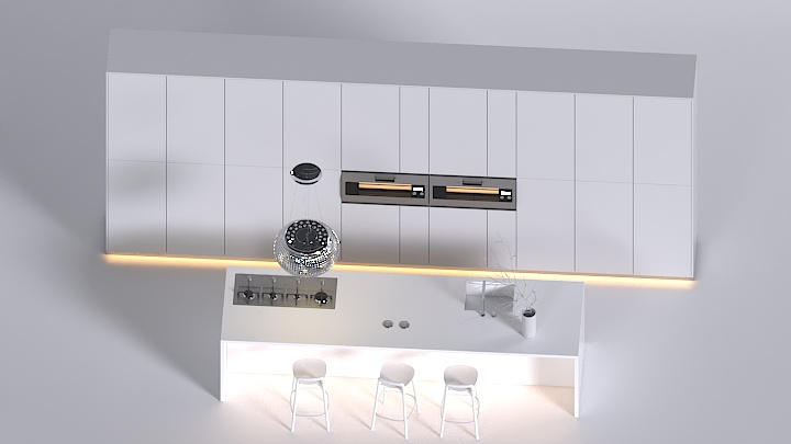 渲染模型_厨房047
