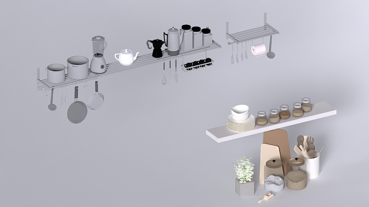 渲染模型_厨房061