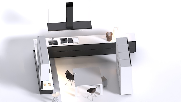 渲染模型_厨房092