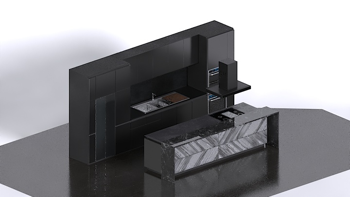 渲染模型_厨房114