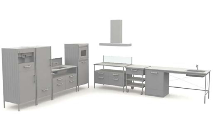 渲染模型_厨房装饰007