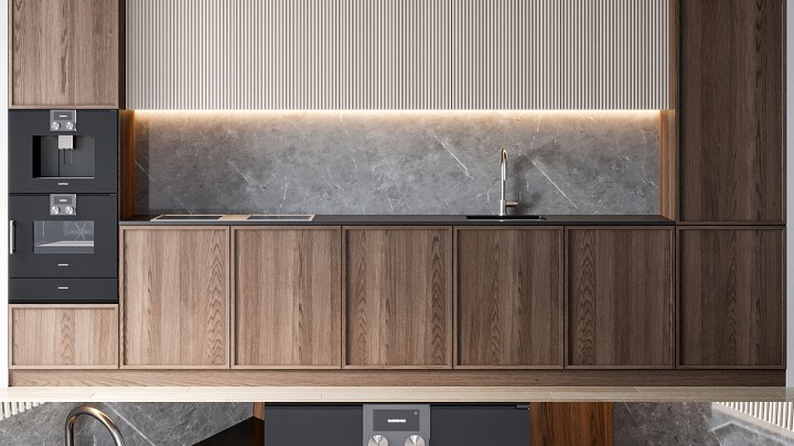 渲染模型_厨房软装023