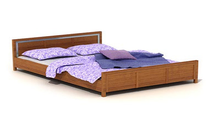 渲染模型_双人床016