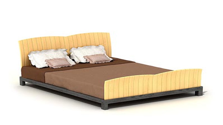 渲染模型_双人床018