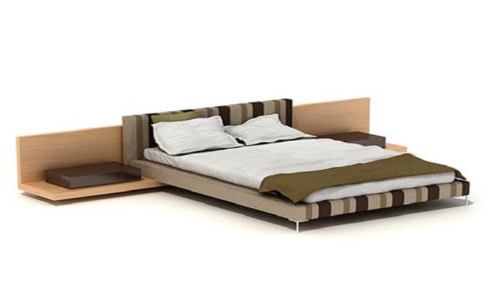 渲染模型_双人床024