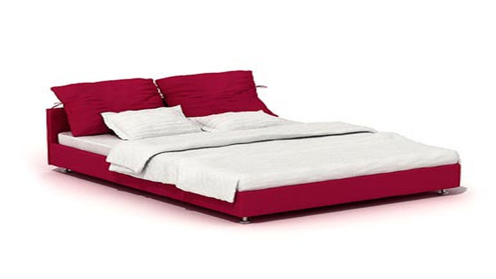 渲染模型_双人床036