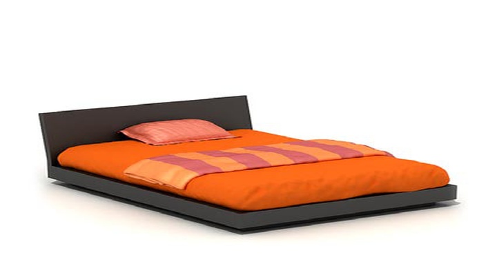 渲染模型_双人床041