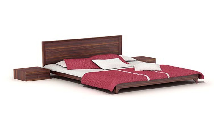 渲染模型_双人床049