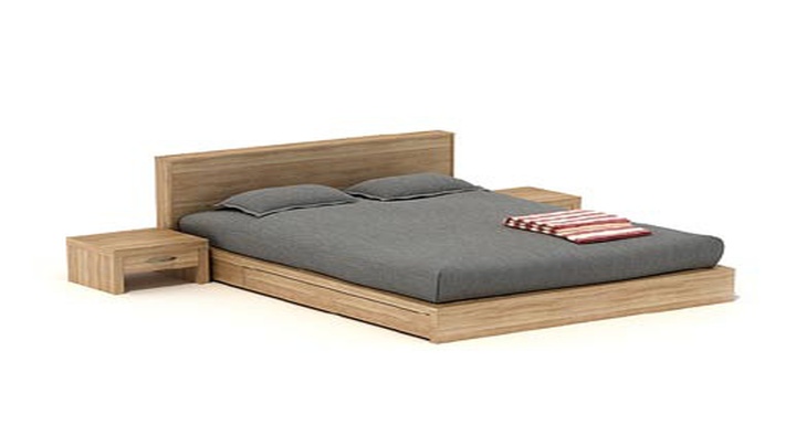 渲染模型_双人床050