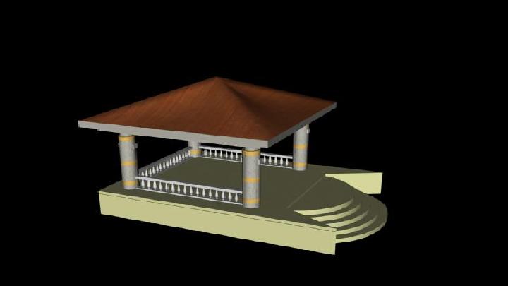 渲染模型_古亭017