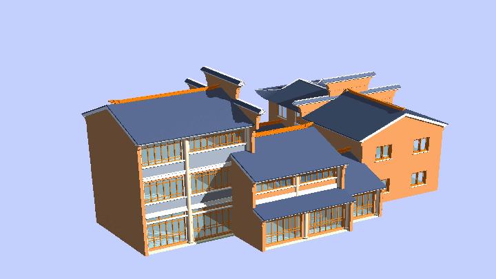 渲染模型_古代建筑055