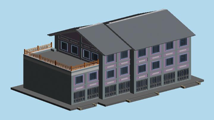 渲染模型_古代建筑064