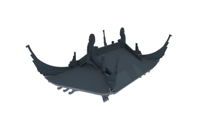 渲染模型_古建顶009