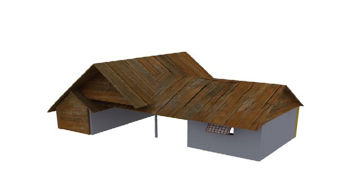 渲染模型_古房007