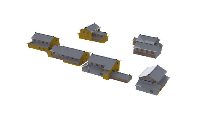 渲染模型_古房010