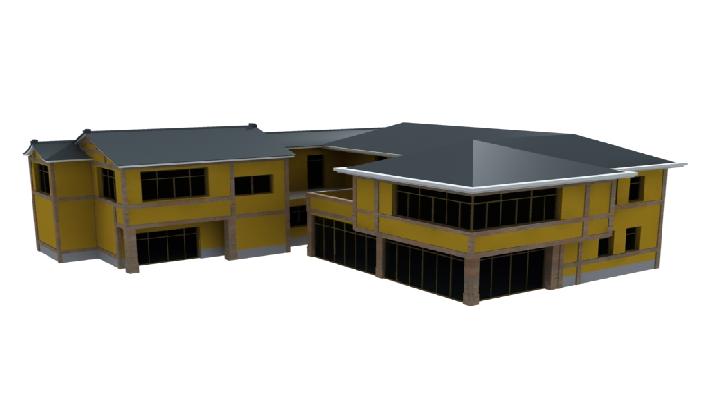 渲染模型_古房032