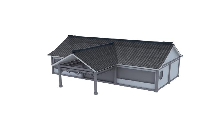 渲染模型_古房033