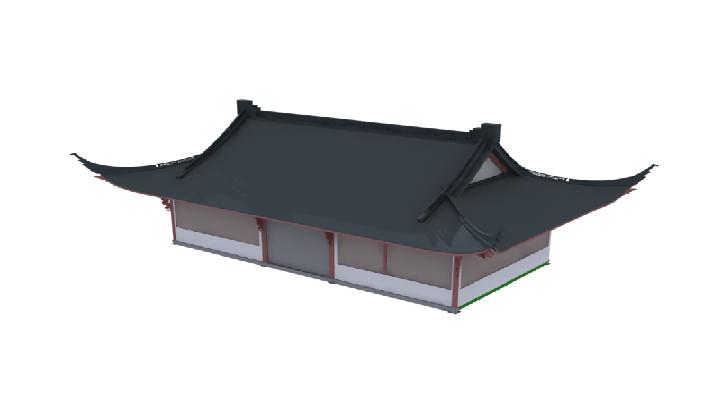 渲染模型_古房051