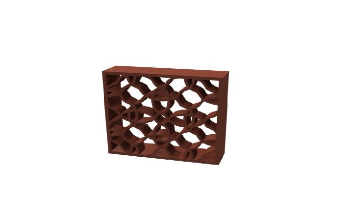 渲染模型_古窗006