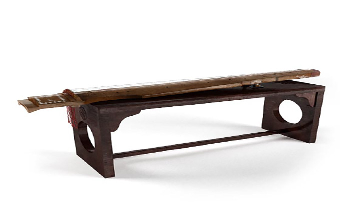 渲染模型_古筝002