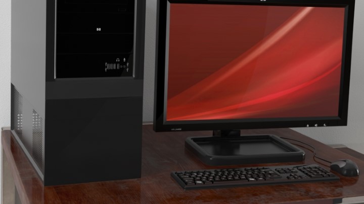 渲染模型_台式电脑002