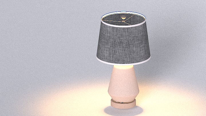 渲染模型_台灯283