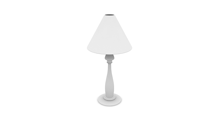 渲染模型_台灯296
