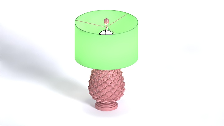 渲染模型_台灯329