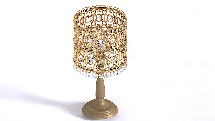 渲染模型_台灯331